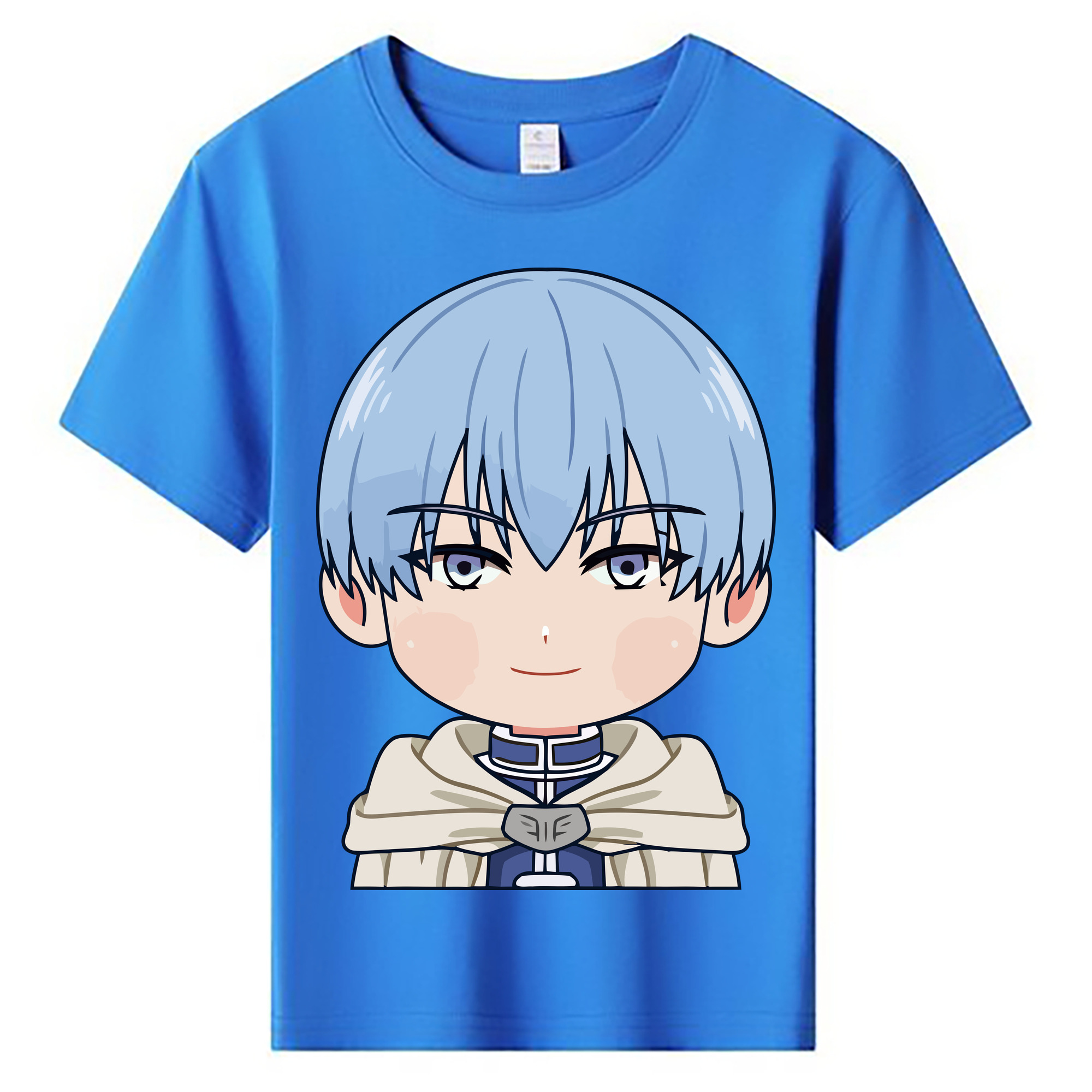 （画像用） 葬送のフリーレン Frieren 綿100％キッズTシャツ（フロントプリント）